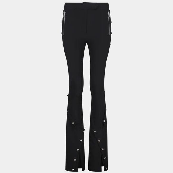 Heliot Emil Moraine Slim Fit Bootcut Trouser Pant Snap Cuff Zipper Details DK 36 - Picture 1 of 14